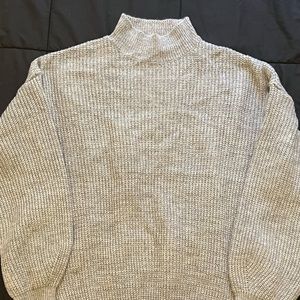 ASOS GREY KNIT TURTLE NECK